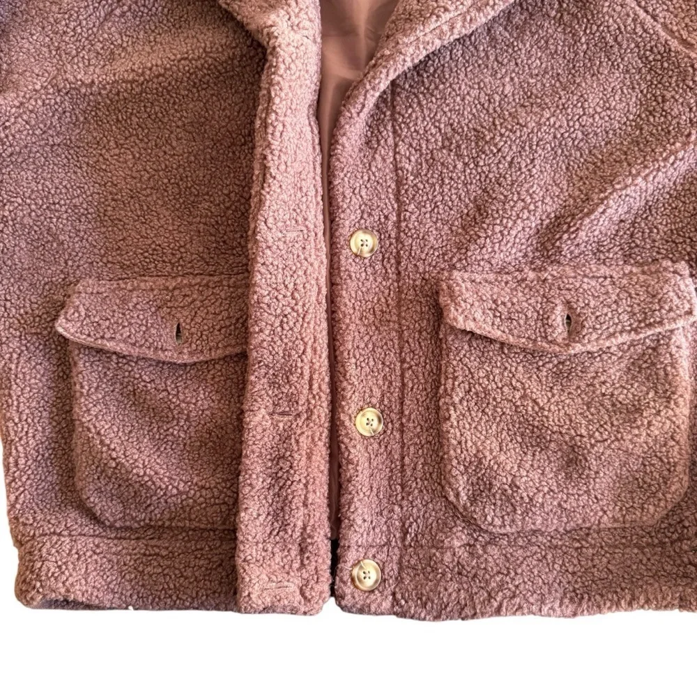 O’Neill Elodie Teddy Bear Jacket Sherpa Size M